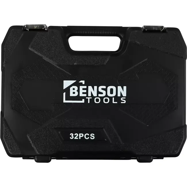 Benson Dopsleutelset 32-delig - 2x 16 mm - 2x 21 mm - 32 mm - 8 m