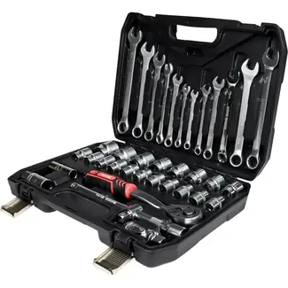 Benson Gereedschapset 37-delig - 2 x 16 mm - 37-delig - met duidelijke specificaties - geschikt voor meerdere toepassingen