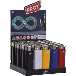 Prof Aansteker classic color navulbaar