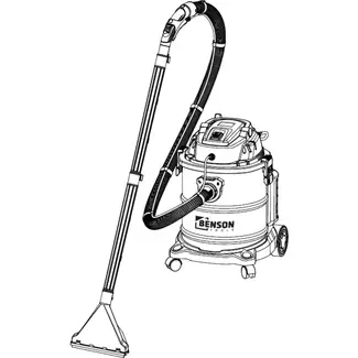 Benson Tapijtreiniger nat/droog 20 ltr 1200 W - 1200 w - met duidelijke specificaties - geschikt voor meerdere toepassingen