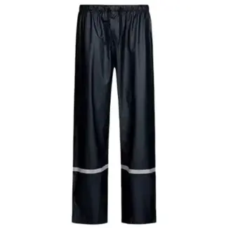 Benson Regenbroek zwart met reflectie maatxx L - polyester - zwart - met duidelijke specificaties