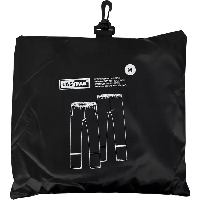 Benson Regenbroek zwart met reflectie maat x x x L - polyester