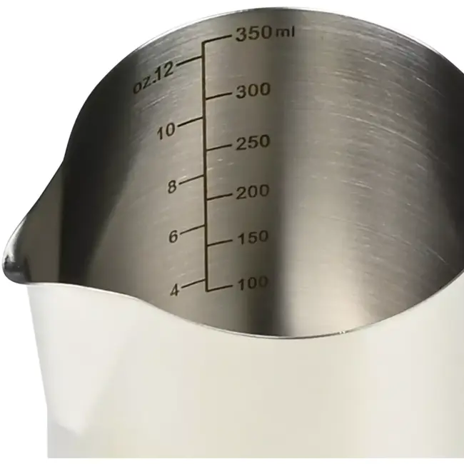 Benson Melkkan RVS 350 ml met maataanduiding voor cappuccino en latte