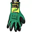 Benson Werkhandschoenen latex crinkle groen zwart maat 9 - EN 388 - EN21420