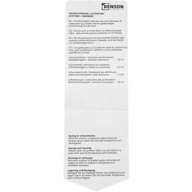 Benson Werkhandschoenen latex crinkle groen zwart maat 10 - EN 388 - EN21420