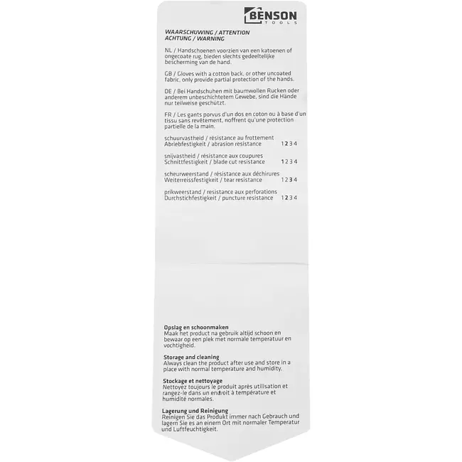 Benson Werkhandschoenen latex crinkle groen zwart maat 11 - EN 388 - EN21420