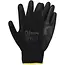 Benson Werkhandschoenen PU palm zwart maat 10 met 13-gauge polyester drager en PU-coating op handpalm