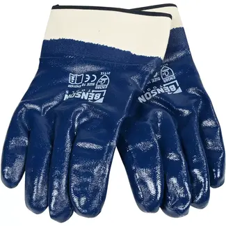 Benson Werkhandschoenen nitril gesloten rug maat 10 - EN 388 - EN21420