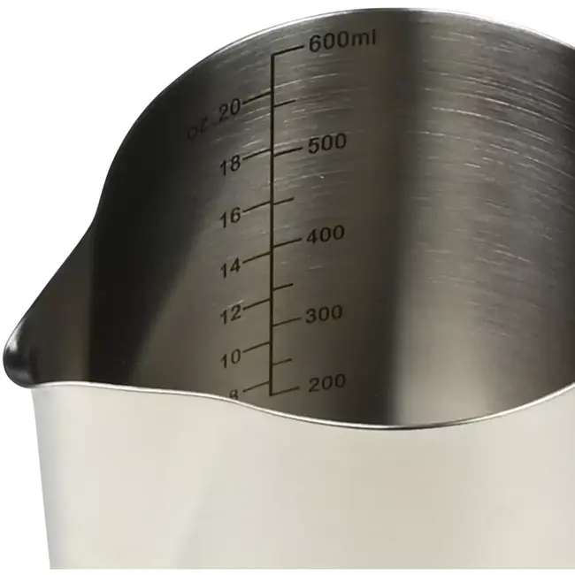Benson Melkkan RVS 600 ml voor melk opschuimen en uitschenken thuis