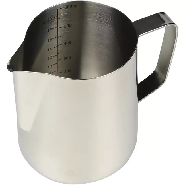 Benson Melkkan RVS 600 ml voor melk opschuimen en uitschenken thuis