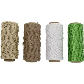 Benson Touwset 4-delig met PP, katoen, sisal en jute - 155 meter
