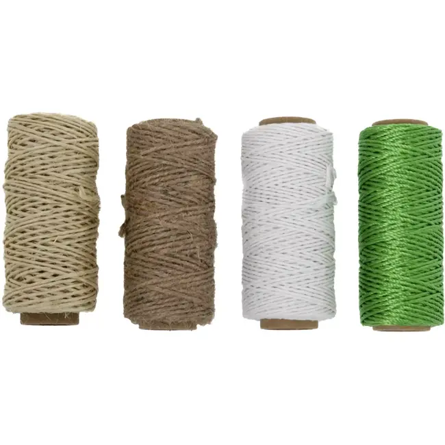 Benson Touwset 4-delig met PP, katoen, sisal en jute - 155 meter