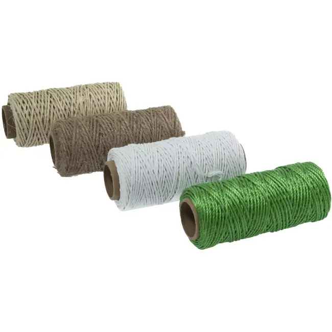 Benson Touwset 4-delig met PP, katoen, sisal en jute - 155 meter