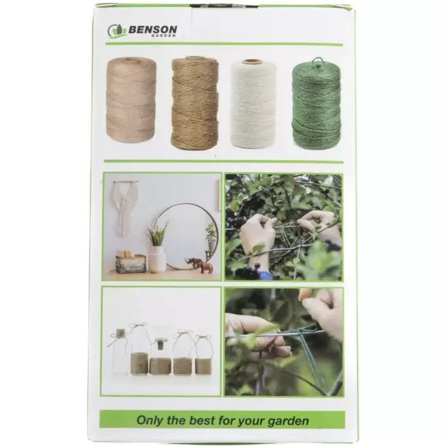 Benson Touwset 4-delig - 1,6 mmx 30 m - 100% PP-vezels - 100% katoen - 100% natuurlijke materialen - 30 m - 65 m - 1,3 mm - 1,6 mm
