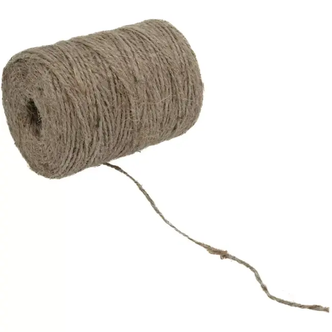 Benson Jutetouw 1,5 mm 2 rollen van 100 m voor tuin en hobbywerk