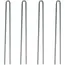 Benson Borderrand op rol 5 m x 7 cm grijs met 10 grondpennen voor tuin