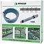 Benson Borderrand op rol 5 m x 7 cm grijs met 10 grondpennen voor tuin