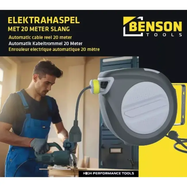 Benson Luchtslanghaspel 25 meter
