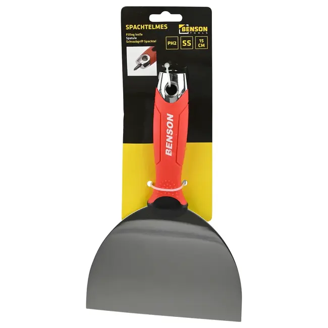 Benson Spachtelmes 15 cm PH2 bit - met handvat - met grip