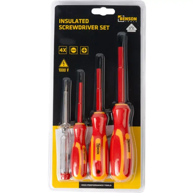 Benson Schroevendraaierset 4-delig VDE