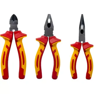 Benson VDE tangenset 3-delig met 3 geïsoleerde tangen van 160 mm