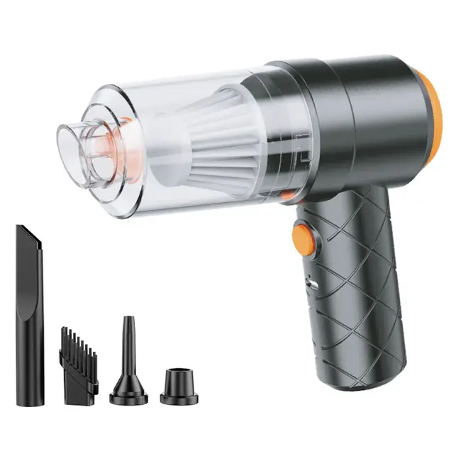 Benson 2-in-1 mini stofzuiger en compressor 3600 mAh met 4000 Pa, 48 W en Type-C voor auto en thuis