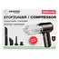 Benson 2-in-1 mini stofzuiger en compressor 3600 mAh met 4000 Pa, 48 W en Type-C voor auto en thuis