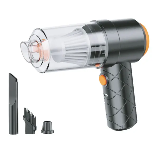 Benson 2-in-1 mini stofzuiger en compressor 1200 mAh met HEPA-filter, 2500 Pa en 3 mondstukken