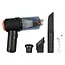 Benson 2-in-1 mini stofzuiger en compressor 1200 mAh met HEPA-filter, 2500 Pa en 3 mondstukken