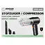 Benson 2-in-1 mini stofzuiger en compressor 1200 mAh met HEPA-filter, 2500 Pa en 3 mondstukken