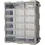 Benson Opbergbox met 18 vakken - 38,1 x 46,5 x 15,8 cm - kunststof met transparante vakverdeling