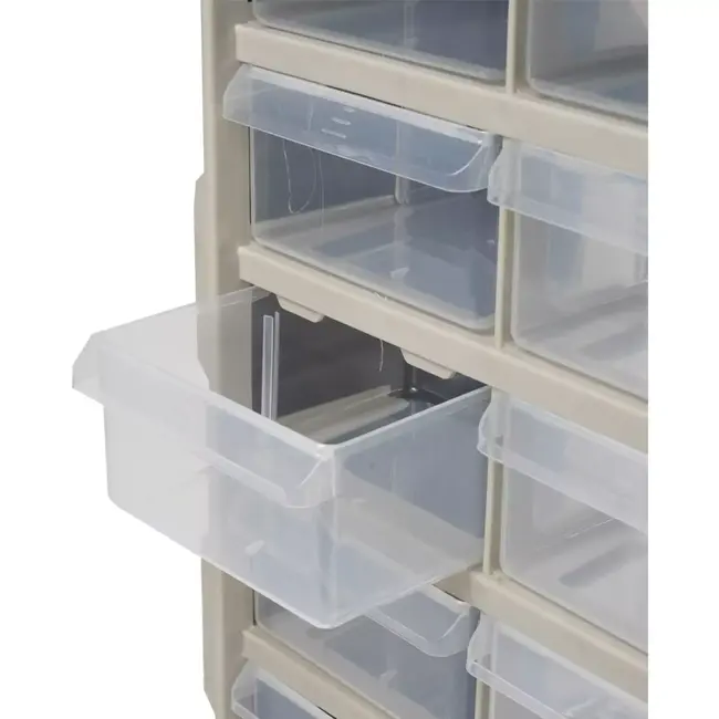 Benson Opbergbox met 18 vakken - 38,1 x 46,5 x 15,8 cm - kunststof met transparante vakverdeling