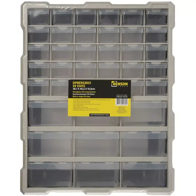 Benson Opbergbo x 39 vak 38,1 x 46,5 x 15,8 cm - 38,1 46,5 15,8 cm royale inhoud - met grip