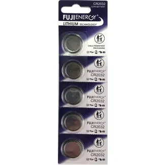 Merkloos Fuji Energy CR2032 5-delig - 5 stuks - 3 V