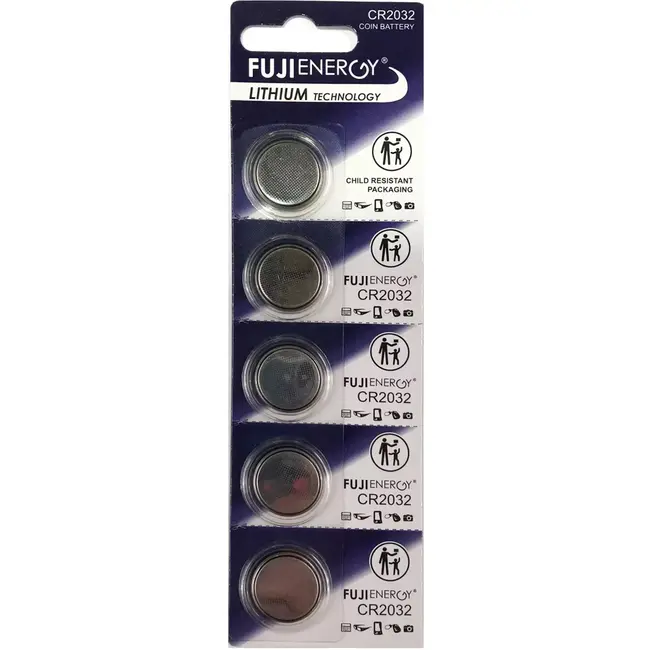 Merkloos Fuji Energy CR2032 5-delig - 5 stuks - 3 V