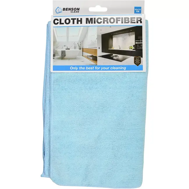 Benson Microvezeldweil 60 x 70 cm - 88% polyester en 12% polyamide voor dweilen en afstoffen thuis