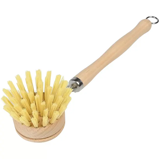 Benson Houten afwasborstel 23 cm - beukenhout, roestvrij staal en PET voor de dagelijkse afwas