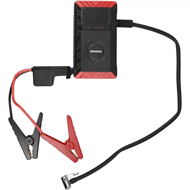 Benson Jumpstarter met compressor 800 A - draagbare starthulp voor auto