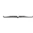 Benson Vloertrekker 75 cm metaal met dubbel rubber - zonder steel