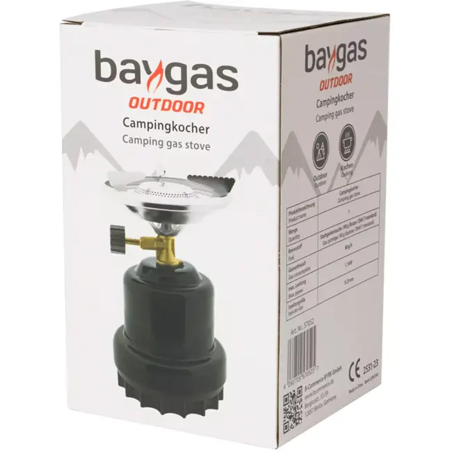 Benson Camping kookstel metaal zwart - ca. 18,6 x 12,2 x 12,2 cm - 18,6 x 12,2 x 12,2 cm - 53% Camping kookstel metaal zwart