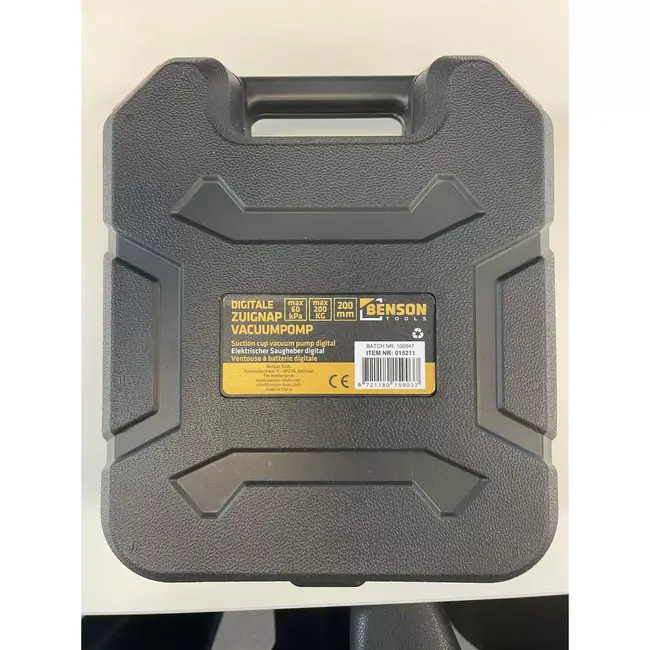 Benson Zuignap vacuumpomp digitaal - 200 mm