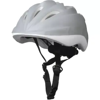 Benson Fietshelm kind maat S 48-52 cm off wit - kunststof - met ventilatiegaten - verstelbaar