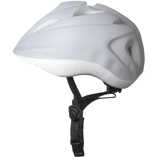 Benson Fietshelm kind maat S 48-52 cm off wit - kunststof - met ventilatiegaten - verstelbaar