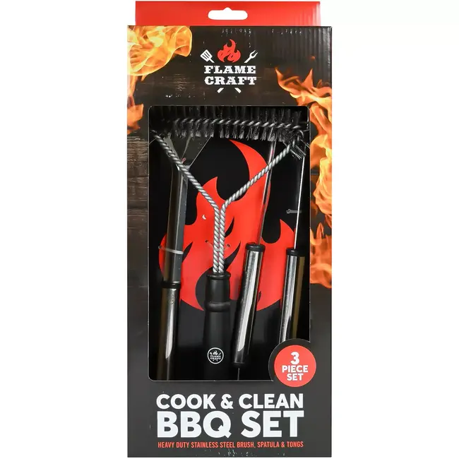 Benson BBQ accessoires Flamecraft 3-delig