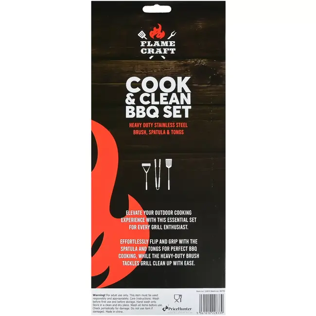 Benson BBQ accessoires Flamecraft 3-delig