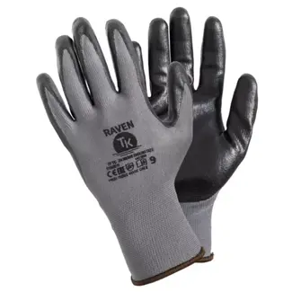 Benson Werkhandschoenen TK Raven maat 11 - met grip - maat 11 ruime pasvorm voor grote handen - voor bescherming en grip