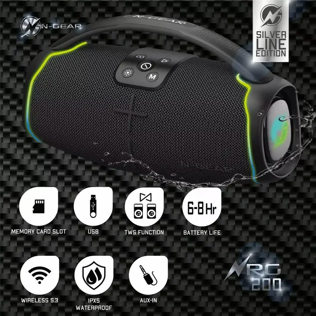 Benson Bluetooth speaker N-Gear - met handvat