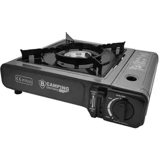 Benson Camping kooktoestel draagkoffer zwart - zwart - voor camping en buitenkoken - geschikt voor draagbare gasbranders