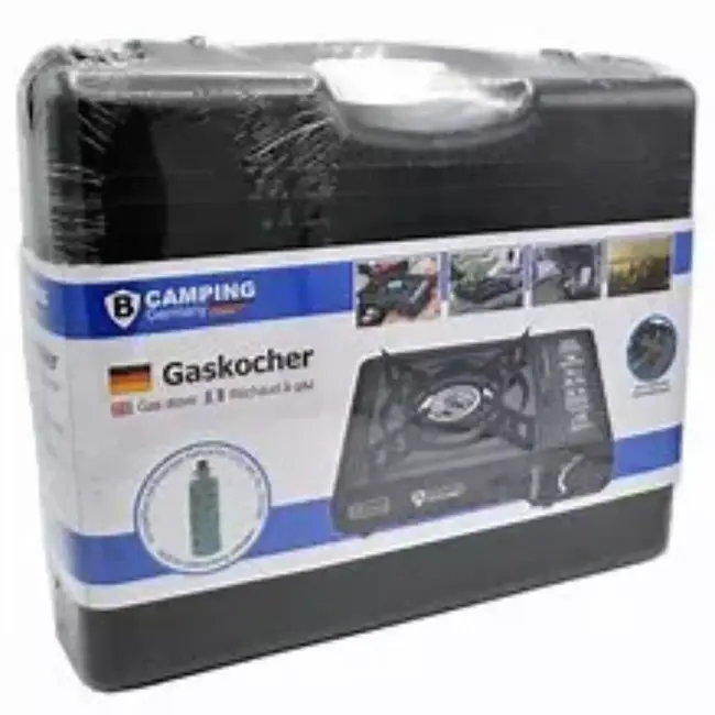 Benson Camping kooktoestel draagkoffer zwart