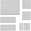 Benson Hor reparatie tape set zelfklevend zwart 10-delig - 1x 12x 16 cm - 2x 5x 12,5 cm - 2x 7x 7 cm - 5x 1,5x 6 cm